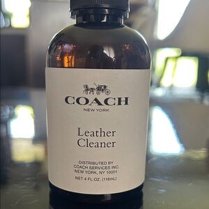 Coach Leather Cleaner in Brown Bottle